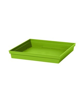 Soucoupe pour pot carré Toscane 32 cm Vert pistache L 26.7 x l 26.7