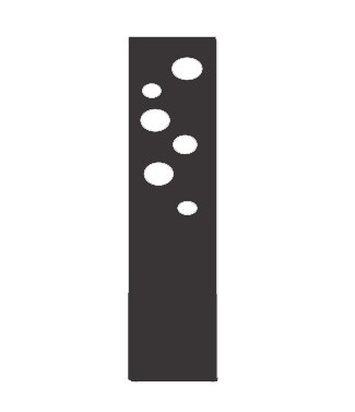 Totem Ovales l 50 x h 150