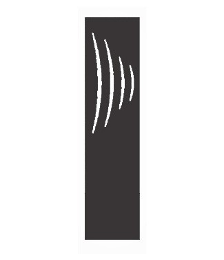Totem Vague l 50 x h 250
