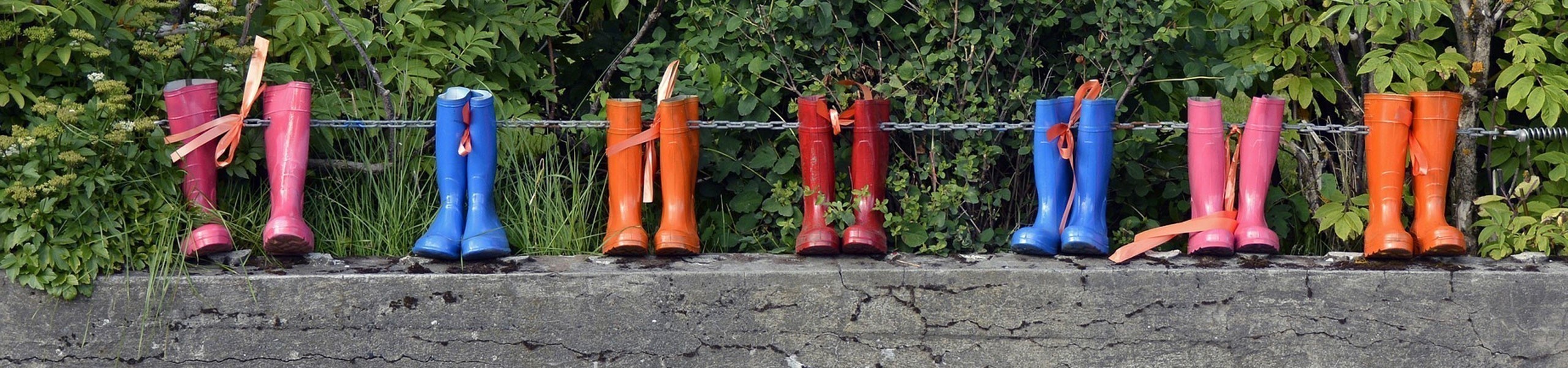 Bottes jardinage couleurs