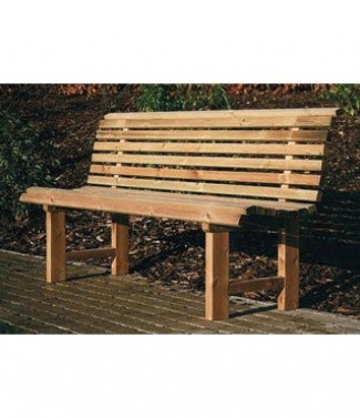 Banc de jardin Romantica en pin traité L 180 x l 50