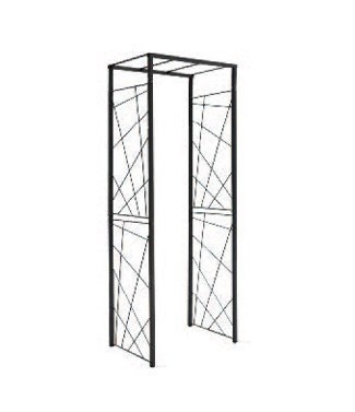 Pergola Mandala (modèle étroit) Anthracite L 74 x l 50 x h 198