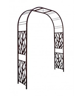 Arche végétale Anthracite L 195 x l 50 x h 250