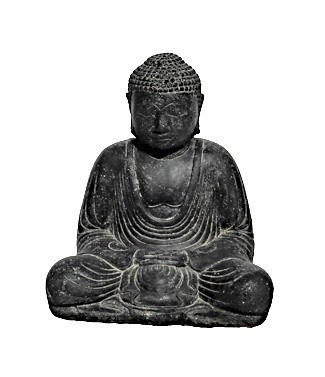 Bouddha du Japon assis L 36 x l 25 x h 41