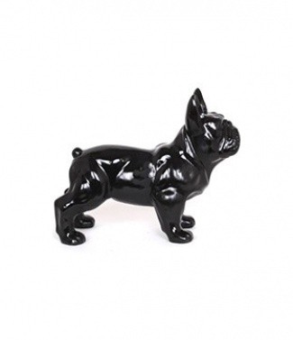 Bouledogue français Noir brillant L 47 x h 37