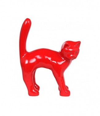 Chat rouge L 37 x h 58