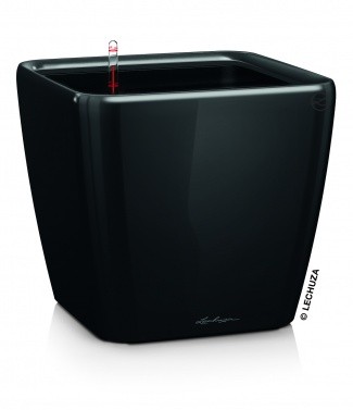 Pot d'intérieur Quadro LS avec kit complet  Noir brillant L 21 x l 21 x h 20 4 litres (l)