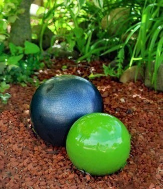 Boules en céramique de jardin